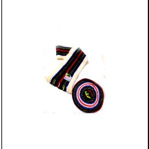 New Women's Knitwear Of Quality From The British Isles Pure Wool Beret & Scarf